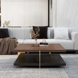 Walnut Coffee Table Zamahomestores