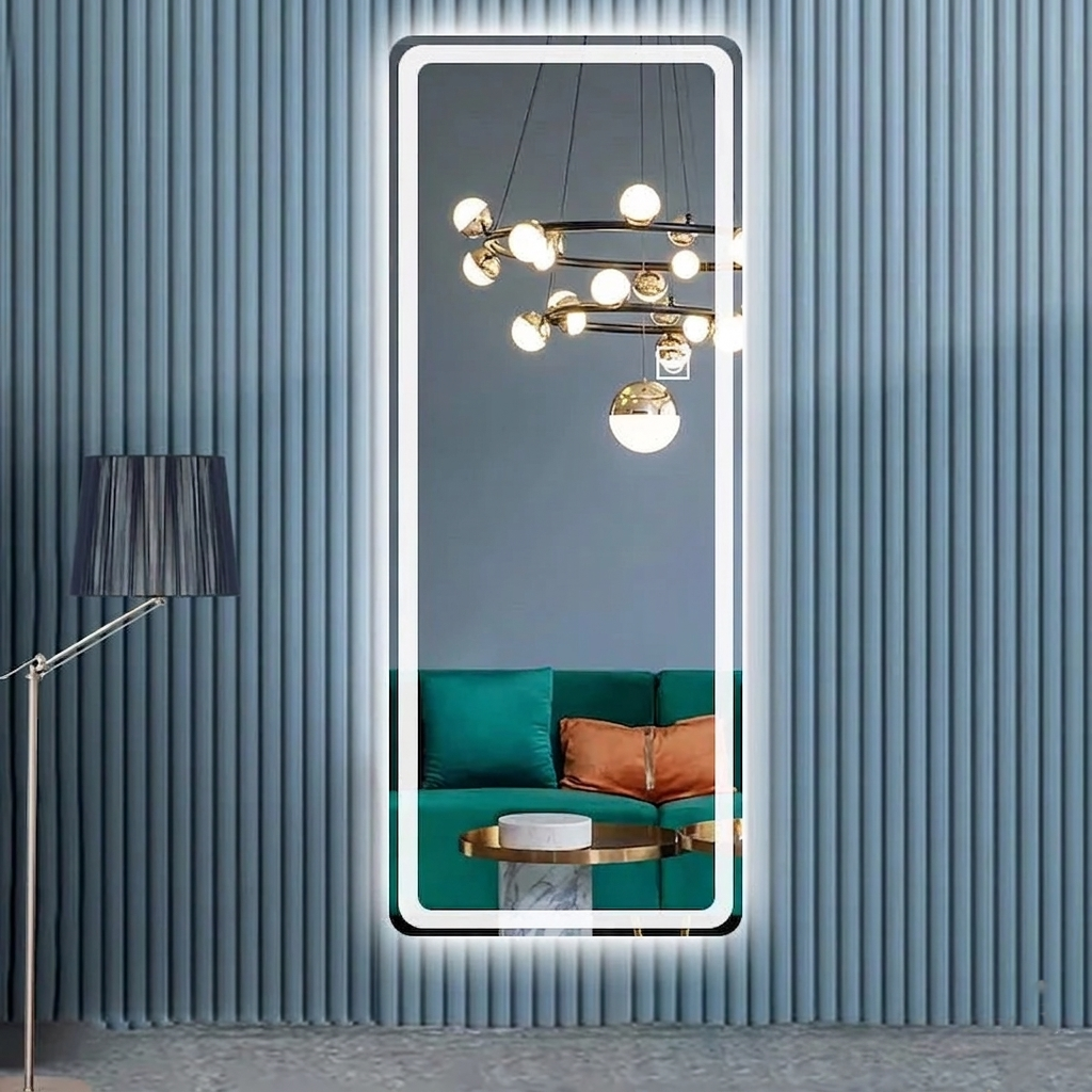 Straight LED Mirror Zamahomestores