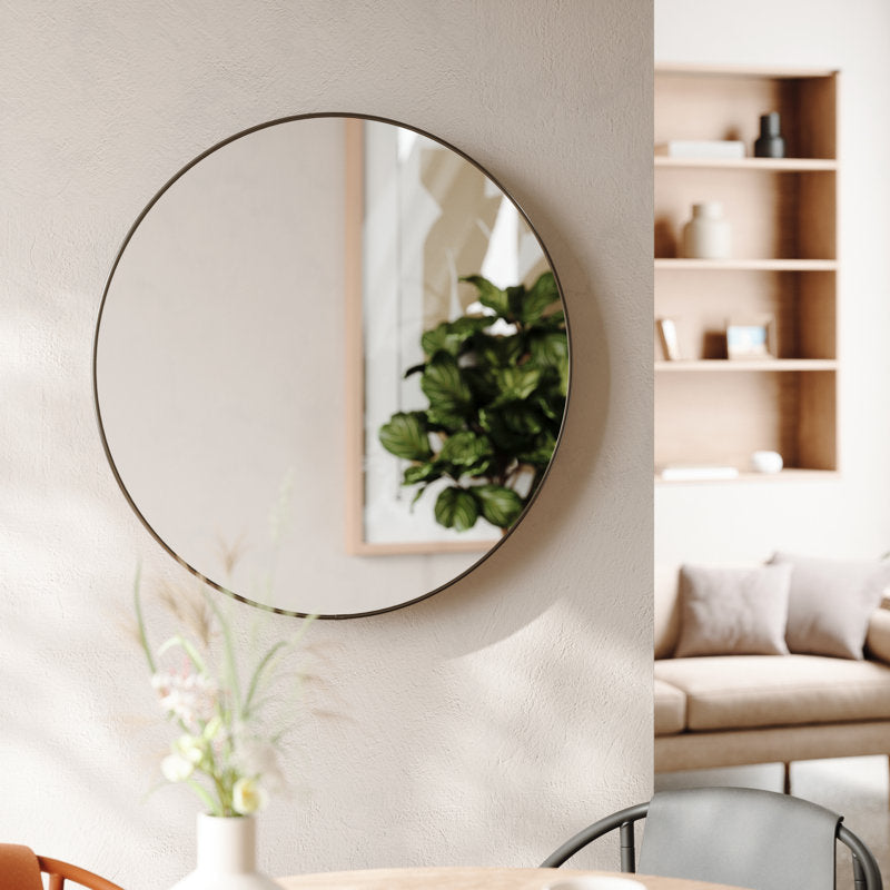 Lutino Round Mirror Zamahomestores