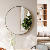 Lutino Round Mirror Zamahomestores