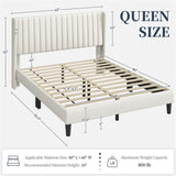 Beige poshish bed Zamahomestores
