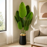 Artificial Banana Leaf Plant with Planter