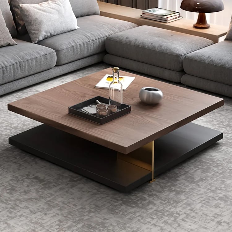 Walnut Coffee Table Zamahomestores