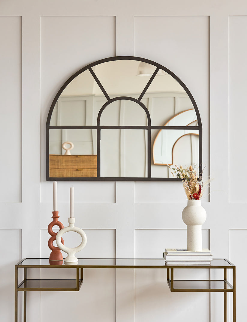 Mantle arch mirror mirror