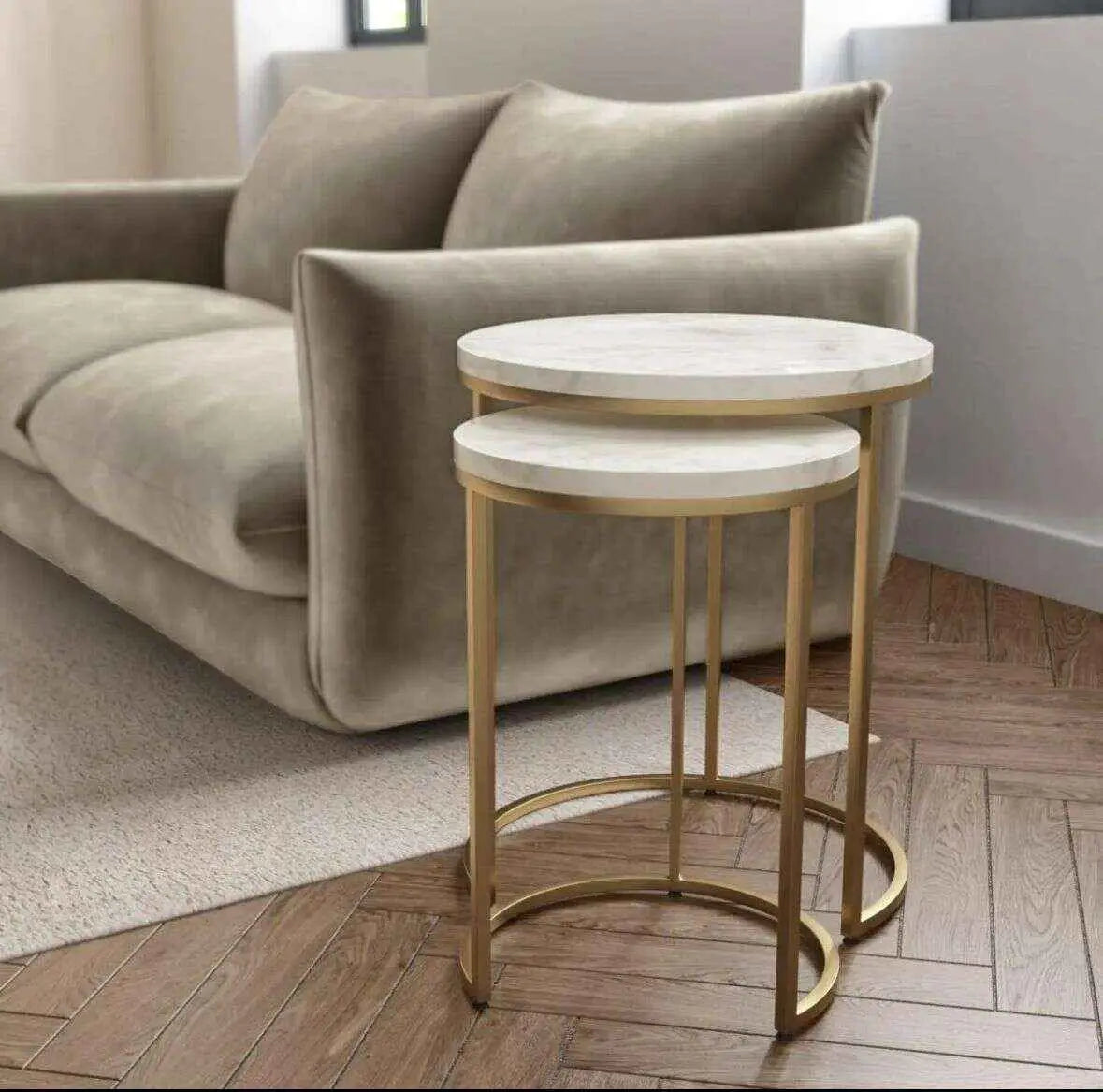 Modern Side Table Set for Living Room. Zamahomestores