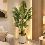 Artificial palm plant for living room corner decor