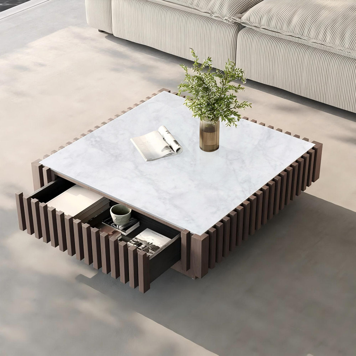 Grille Coffee Table Zamahomestores