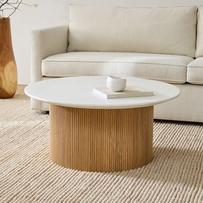 Elm coffee table table
