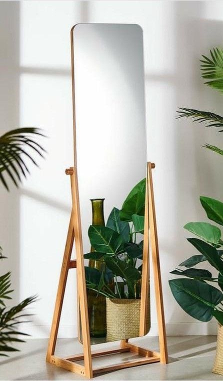 dun wooden mirror