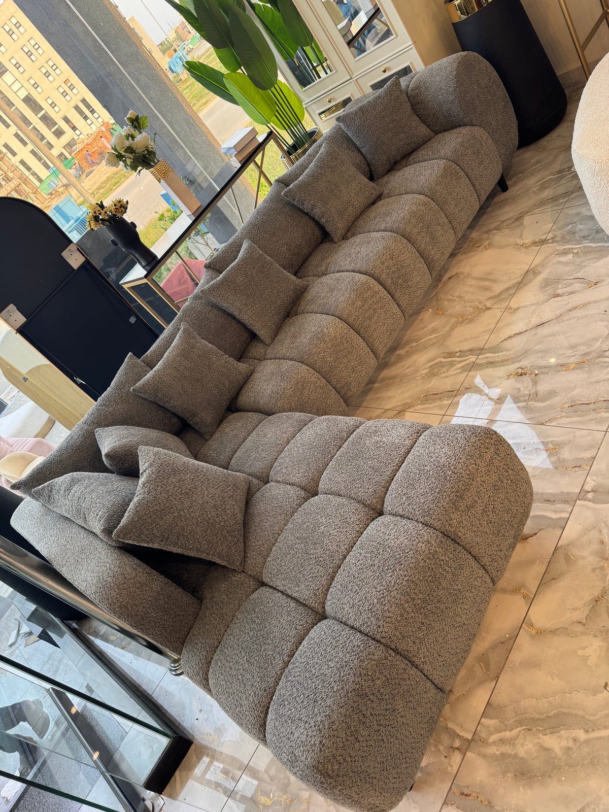 Marsha l shape sofa
