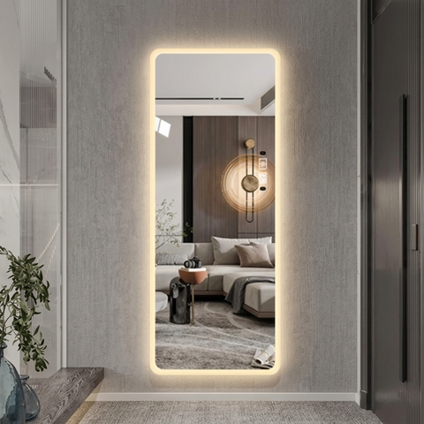 Wall Mounted Lighted Mirror Zamahomestores