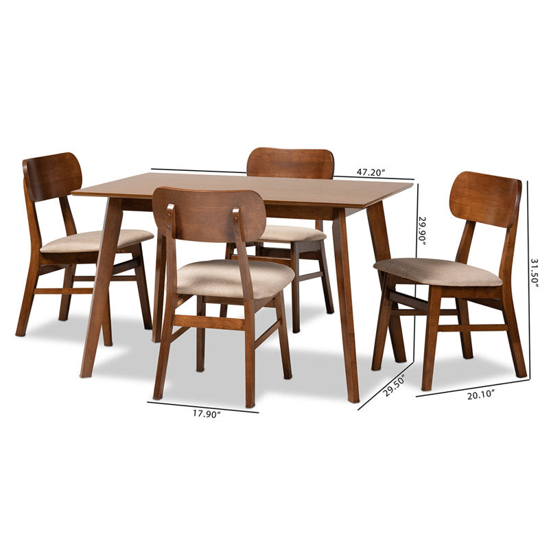 Row 4 Chairs Dinning Zamahomestores