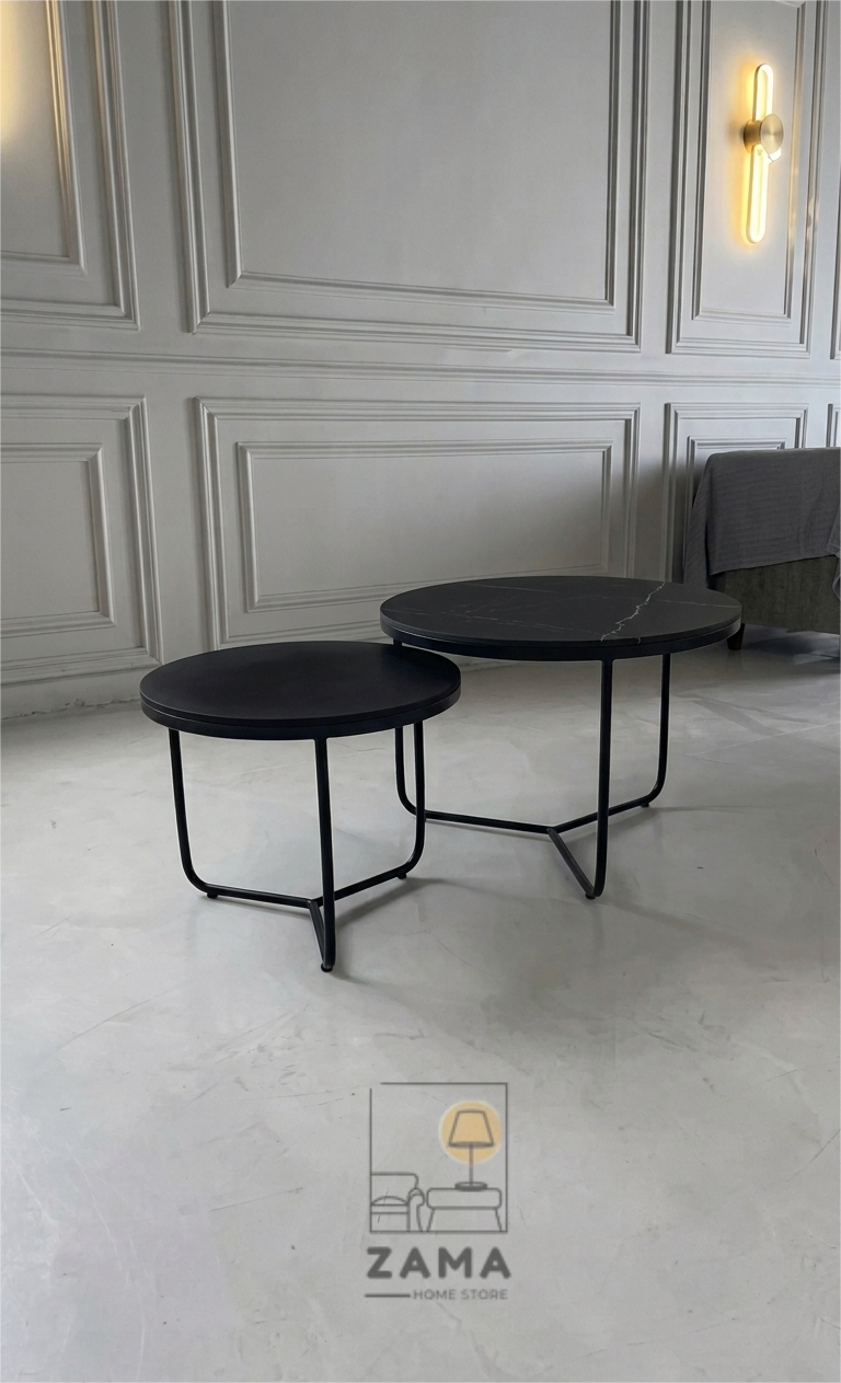 Nsting table with Veneer top