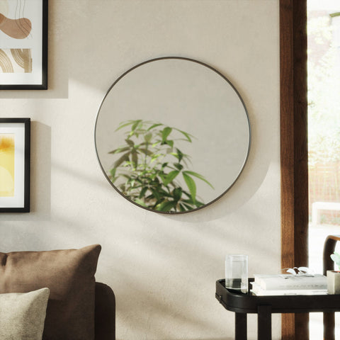 Lutino Round Mirror Zamahomestores