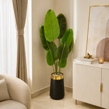 Artificial Banana Leaf Plant with Planter