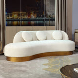 Britney Curved Sofa. Zamahomestores