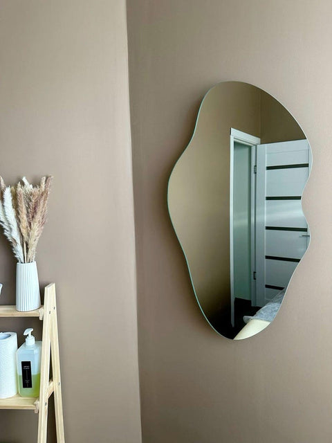 Amiba Irregular Mirror Zamahomestores
