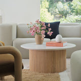 Elm coffee table table